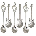 Maydahui Pcs Guitar Music Note Teaspoon Set 15.4CM/6INCH, Silver. Fixed Price $16.41.