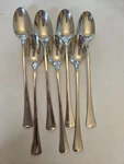 7 Oneida Stainless Distinction / Fireside Iced Teaspoons Flatware Silverware. Fixed Price $13.99.