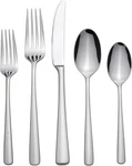 Oneida Doublet 20 Piece Everyday Flatware Set, 3.05 Lb, Metallic. Fixed Price $74.17.