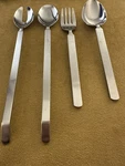Alessi Salad Serving Set + Spoon & Fork. Fixed Price $123.75.