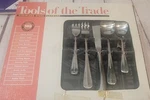 Flatware 102 Piece Stainless 12 Place Settings New Tools Of The Trade. Fixed Price $125.00.