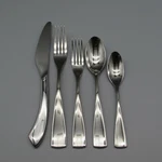Oneida Stainless Curva 5PC Place Setting New. Fixed Price $41.99.