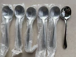Oneida - Equator Lot Of 6 Round Bowl (cream Soup) Spoons New. Fixed Price $64.99.