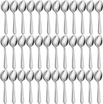 36-PIECE Tea Set 5.9" Stainless Steel Silverware, Durable Sma. Fixed Price $23.98.