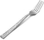 Hammered 12 Pieces Dinner Forks Set, Stainless Steel 7.9 Silverware Home/kit. Fixed Price $22.69.