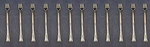 Set Of Twelve - Oneida Silverplate Coronet Cocktail Forks Usa. Fixed Price $29.99.
