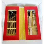 Sheffield Crown Crest Stainless Steel Carving Set Plus Steak Knives Vtg 6 Pcs. Fixed Price $44.71.