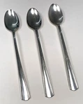 1940S Lot Victor & Co International Silverplate INS233 Iced Tea Spoons. Fixed Price $17.99.