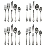 Mikasa Sweet Pea 18/8 Stainless Steel 20PC. Flatware Set (service For Four). Fixed Price $249.99.