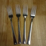 Vintage West Bend Oneida X 7 1/4" Dinner Fork Stainless Usa OHS84. Fixed Price $19.95.