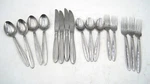 16 Pieces Cambridge Stainless Flatware CBS45 Pattern. Fixed Price $49.95.