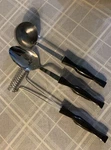 Vintage Cutco Serving Utensils Lot Of 3: JH,17 Kb, Whisk Brown.. Fixed Price $45.00.