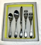 Knork Flatware 5-PIECE Place Setting Matte Black Titanium Finish Brand New. Fixed Price $23.00.