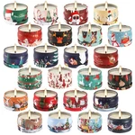 24 Pack Christmas Scented - Natural Soy Wax Advent Candles, Smokeless.... Fixed Price $45.67.
