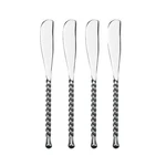 Gourmet Settings (gs) Silver Tear 18/10 Stainless Spreader (set Of Four). Fixed Price $32.99.