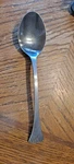 The Cellar Stainless Steel CLF17 Ribbed Fan Table Serving Spoon 8 1/4". Fixed Price $6.22.