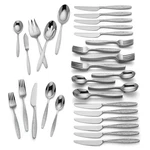 Lenox Emerick 65-PIECE Flatware Set, 9.70 Lb, Metallic Kitchen. Fixed Price $198.49.