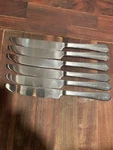Oneida Icarus 6 Pc Set Dinner Knifes Stainless Steel 18/0 Silver 9.4 Flatware. Fixed Price $22.99.