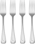 Oneida Satin Sand Dune Everyday Dinner Forks, Set Of 4, 18/0 Stainless Steel. Fixed Price $16.85.