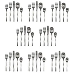 Mikasa Zena 18/8 Stainless Steel 40PC. Flatware Set (service For Eight). Fixed Price $299.99.