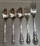 5 Piece Lot Townecraft TNC1 Stainless: Dinner Fork Salad 3 Teaspoons. Fixed Price $12.95.