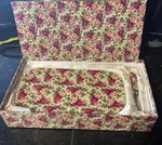 Royal Albert Old Country Roses Butter /cheese Dish & Knife Spreader Cutlery Box. Fixed Price $35.00.