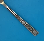 Manor House MHO19 Glossy Stainless Flatware Geometric Textured Blk Accent Choice. Fixed Price $14.99.