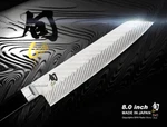 Shun Dual Core 8" Master Chef's Knife / Kiritsuke Handcrafted Damascus In Japan. Fixed Price $377.00.