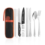 Inkuleer Travel Cutlery, Portable Silverware Set, 18/8.... Fixed Price $39.02.