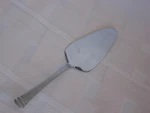 International Stainless INS350 Solid Pie Server / Frosted Handle, Glossy Bands. Fixed Price $7.99.