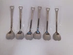 Tea Spoons Set Of 6 Heart Shaped Dessert St. Fixed Price $21.99.