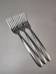 Oneida Peninsula Castle Jordan Laura 3 Salad Forks 7.25" Stainless Flatware Lot. Fixed Price $12.99.
