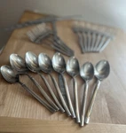 19 Pc Zwilling J.a. Henckels Opus 18/10 Stainless Flatware Forks + Spoons. Fixed Price $48.00.