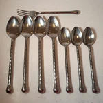 8 Pcs Gibson Keaton Ii Stainless Flatware Teaspoons Fork Soup. Fixed Price $60.22.