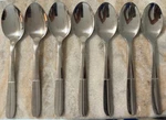 CBS176 (stainless) By 8" Cambridge Silver Place Spoon 7PC Frosted & Glossy. Fixed Price $16.99.