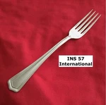 Silco INS-57 Dinner Fork 1/4" Outlined Multi Edge Tip Stainless Steel Flatware. Fixed Price $7.89.