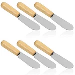 Dakuan Wood Handle Butter Spreader, 4 Inch, Cream Cheese Condiment Kni. Fixed Price $14.19.