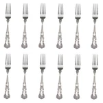 Gorham Blossom 18/10 Stainless Steel Dinner Fork (set Of Twelve). Fixed Price $134.99.