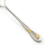 Oneida Golden Calla Lily Stainless Deluxe Glossy Accent Flatware Choice. Fixed Price $71.90.
