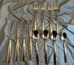 Ja Henckels International Decorator Rapture 18/10 Stainless Steel Flatware Set. Fixed Price $39.99.