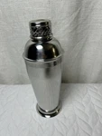 Ralph Lauren Home Art Deco Stainless Steel Cocktail Shaker - Rl Logo Barware. Fixed Price $89.00.