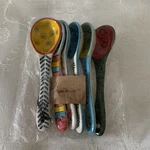 Heart & Home 6 Piece Serving Spoons Set,ceramic, Multicolor. Fixed Price $10.95.