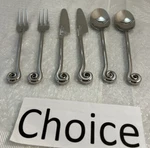 Pottery Barn PBN17 Glossy Finish Stailess "choice Of Two". Fixed Price $12.00.