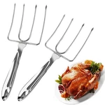 Kaycrown Turkey Forks, Stainless Steel Poultry Lifters Set Of 2, Roast.... Fixed Price $23.84.