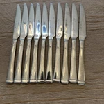 MFS12 Martha Stewart Set Of 10 Dinner Knives Mse Stainless Steel. Fixed Price $18.00.