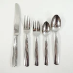 Twisted Handle Glossy By The Main Course Stainless Flatware MN13 Your Choice.. Fixed Price $9.99.