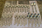 48 Pcs. Oneida Community Cantata Stainless Flatware Glossy, Nice Condition!!. Fixed Price $129.00.