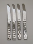 Libbey LYF9 - Dinner Knives Stainless Dots Pattern, 8 3/4" (Z123). Fixed Price $12.99.