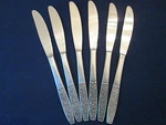 Set 6 Dinner Knives! Vintage Silhouette Stainless: SST3 Pattern: Lovely!. Fixed Price $35.00.