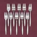 American Stainless Set Of 10 Salad Forks Rose Steel International Silver INS88. Fixed Price $34.95.